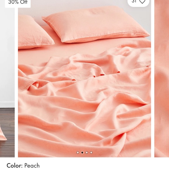 Bed threads linen sheets - Picture 3 of 6